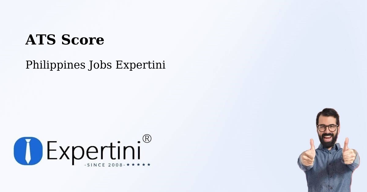 Resume ATS Score & Job Description Match Tool – Beberon - Philippines Jobs Expertini