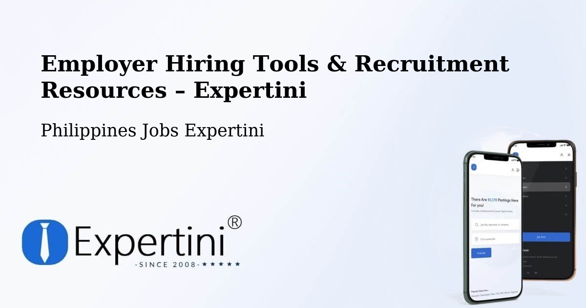 Employer Hiring Tools & Recruitment Resources – Beberon - Beberon, Philippines Jobs Expertini