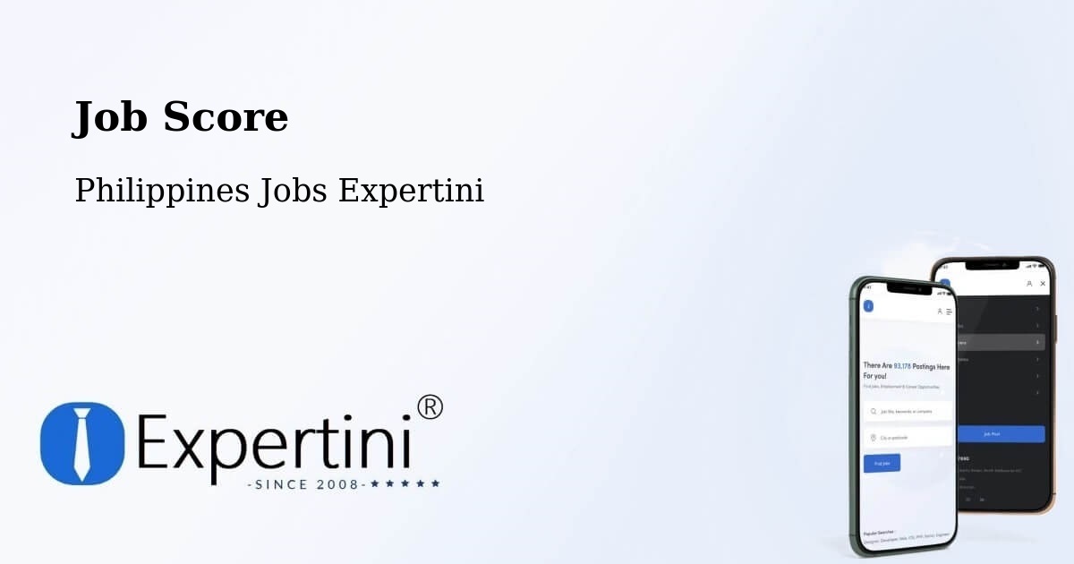 Job Score & Job Description Score Tool – Beberon - Philippines Jobs Expertini